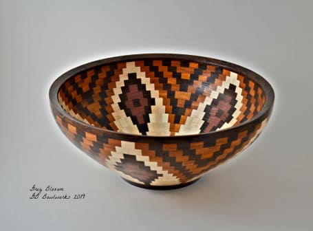 Hand turned wooden bowls